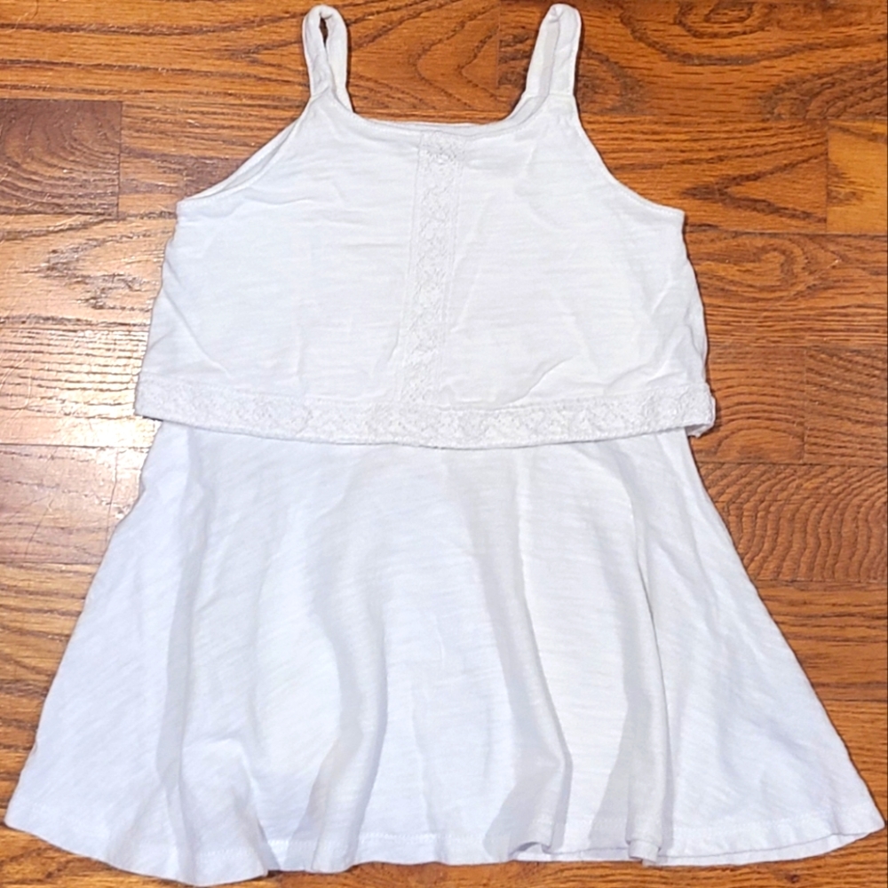 Old Navy White Tiered Sundress Sleeveless Casual Size 18-24 mo